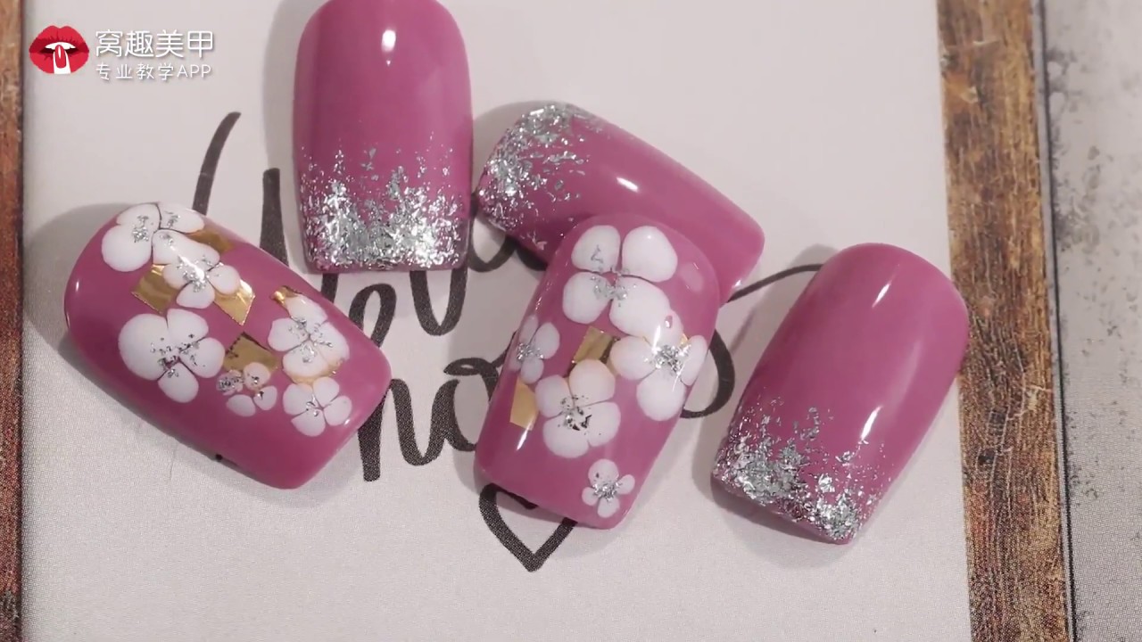 【Watch Nail Teach Me-1167th phase】Simple White Flowers【你求窝教 第1167期】优雅白色 简单气质花
