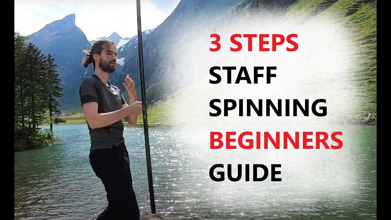BEGINNERS STAFF SPINNING TUTORIAL  - How to spin a Bo staff in 3 simple steps | Kunjutsu
