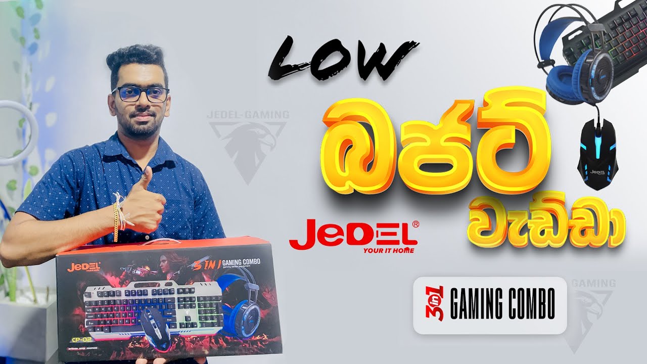 Jedel Budget Gaming Combo Pack Unboxing And Quick Review