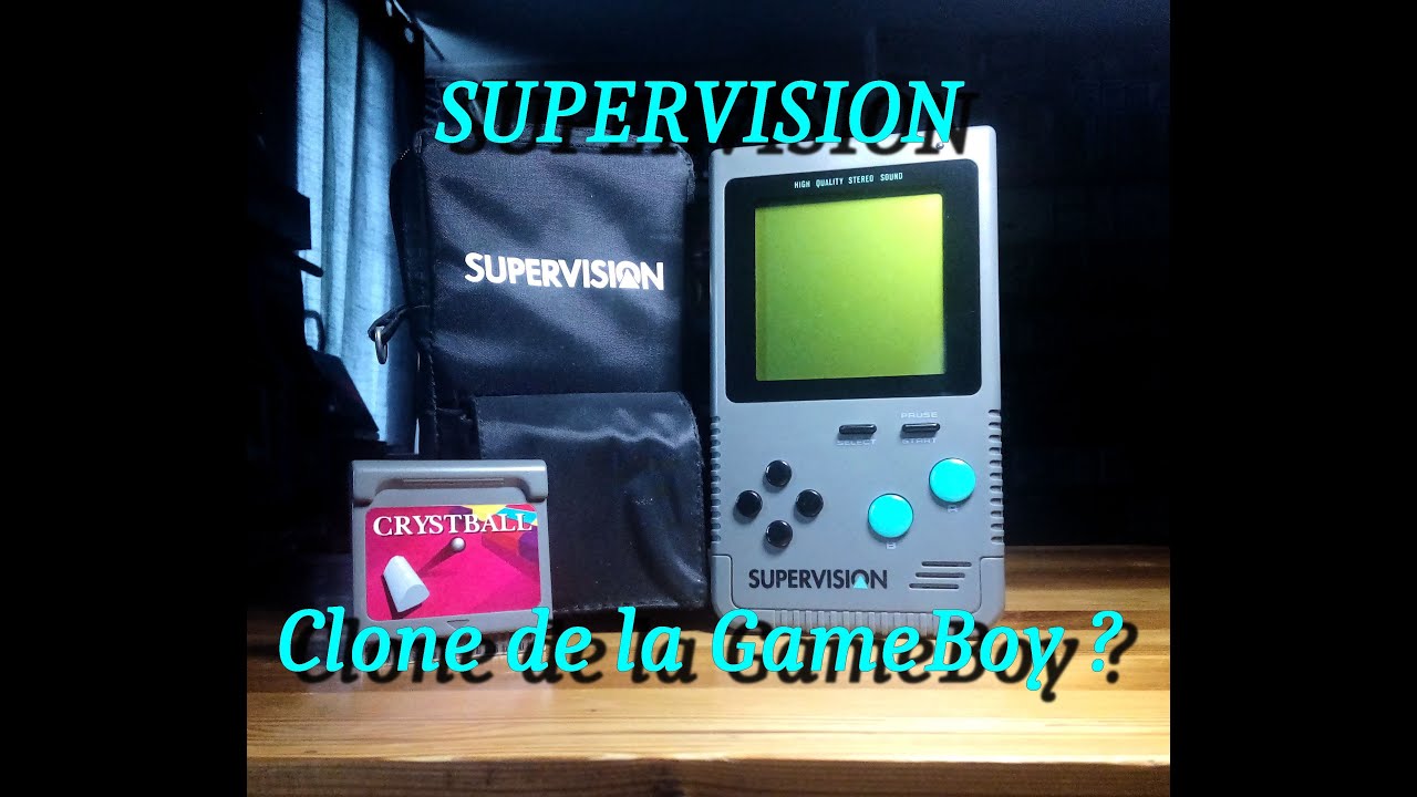 La Supervision Watara 1992 + Comparatif Gameboy Vs Supervision, Salut Les Rétros ! #retro