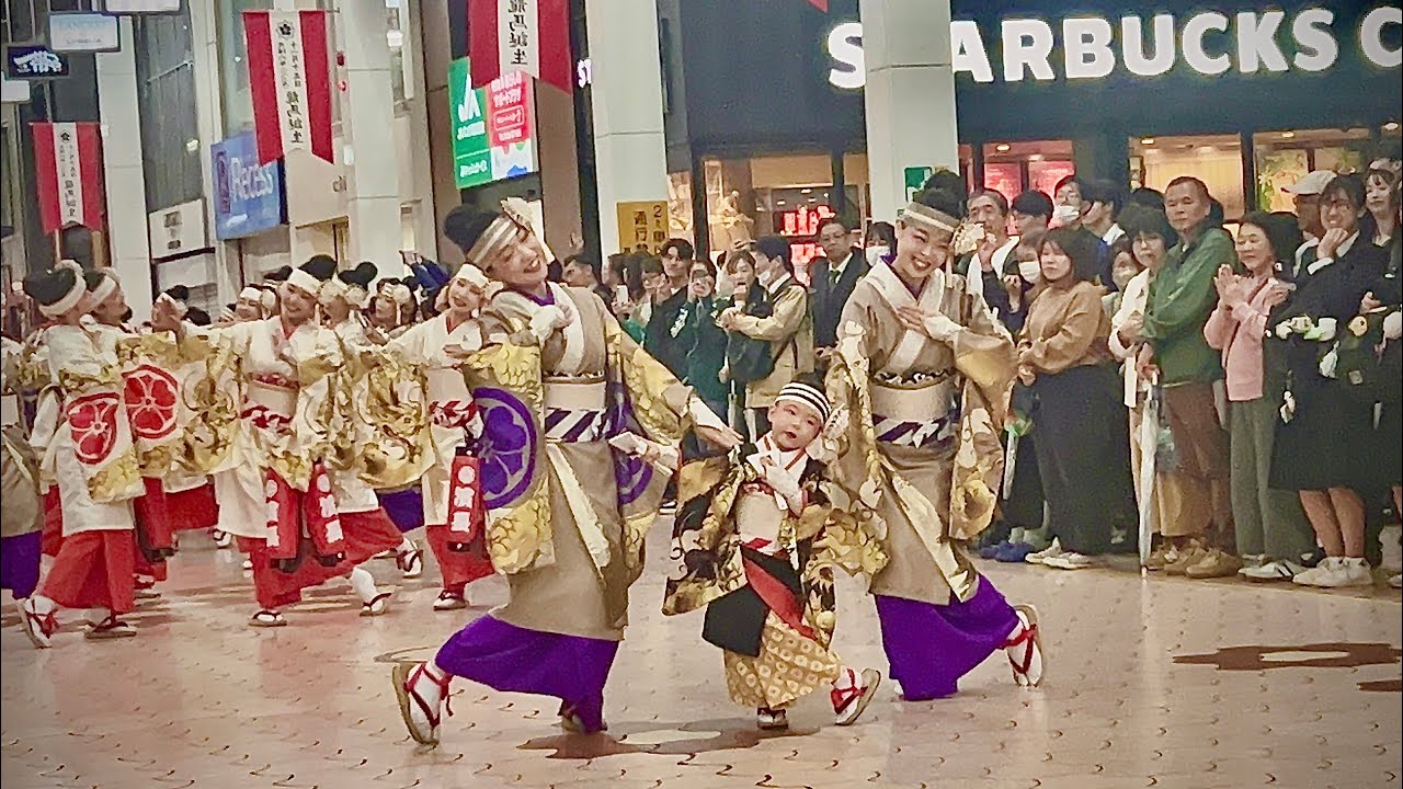 濱長花神楽@龍馬生誕祭帯屋町筋