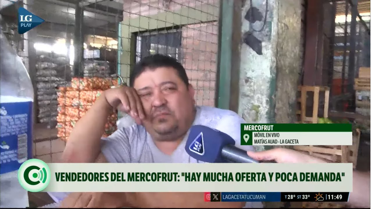 Poca demanda en el Mercofrut: 