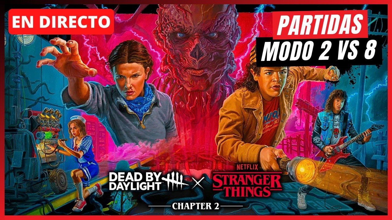 MODO 2 VS 8 ¡ÚNETE! STRANGER THINGS CHAPTER 2 | DEAD BY DAYLIGHT GAMEPLAY ESPAÑOL
