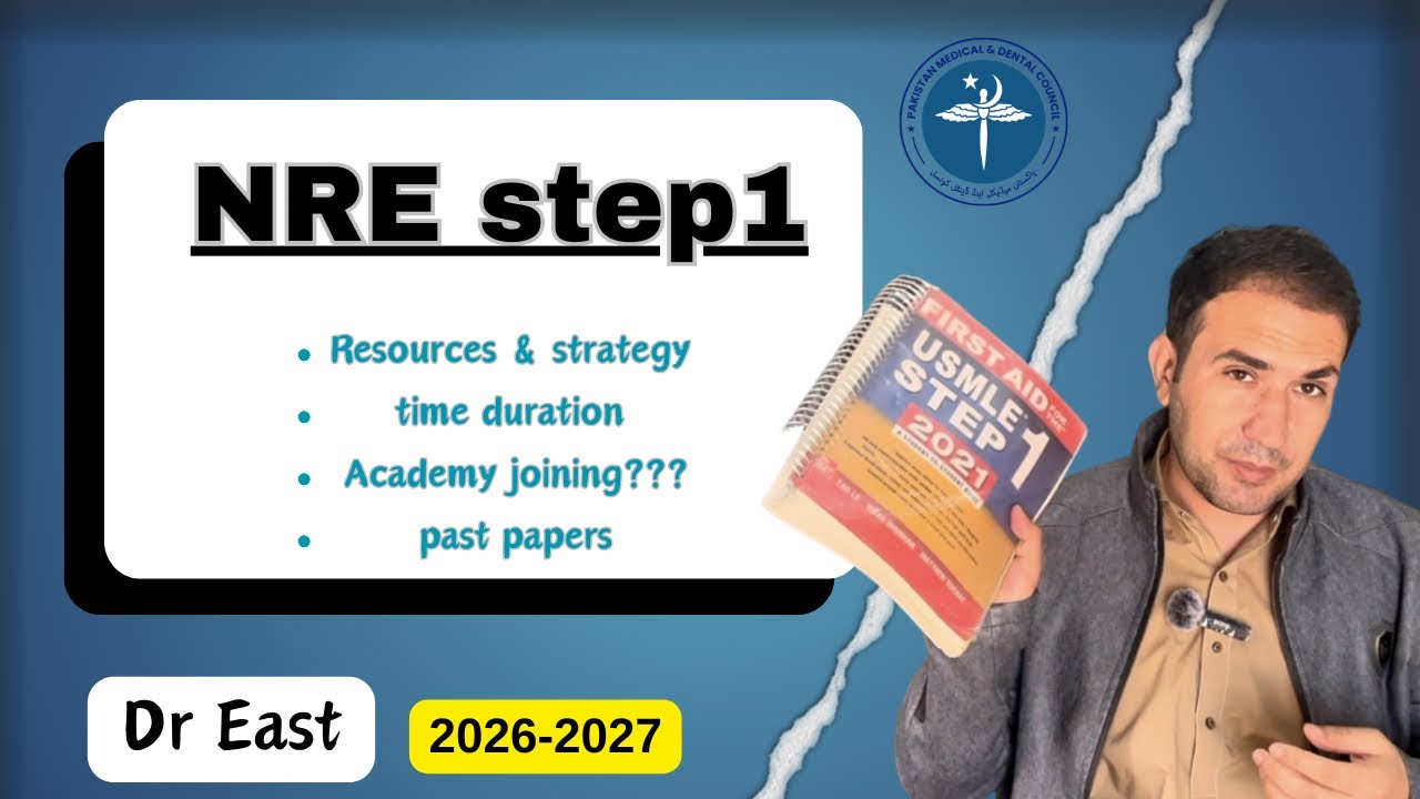 NRE/NLE step 1 exam resources and preparation #pmdc #pmc #exam #fmge 