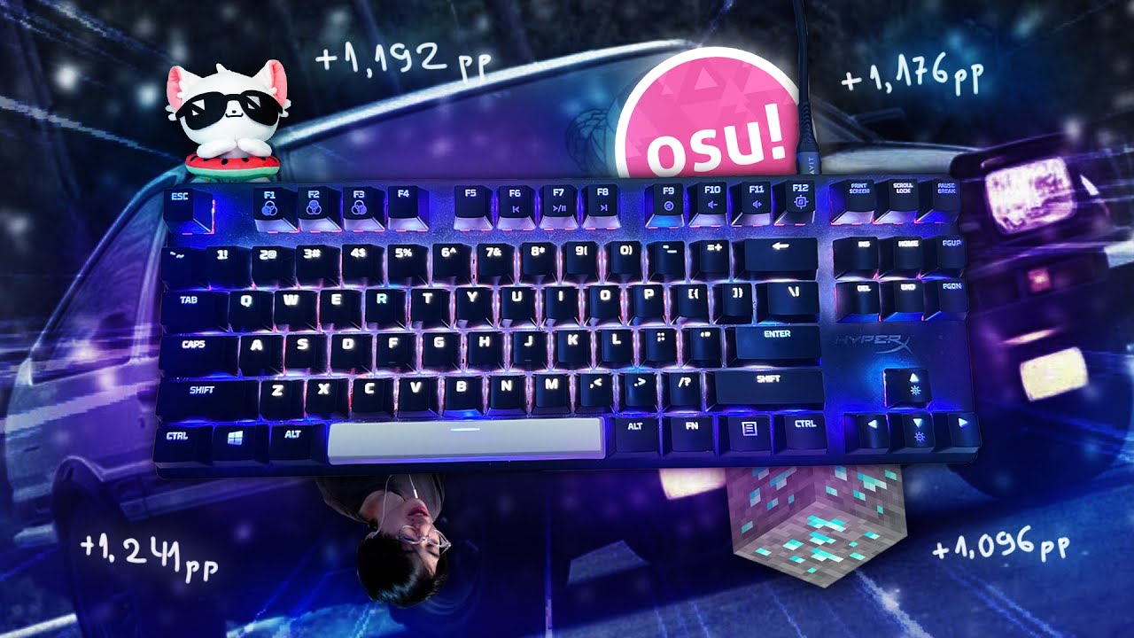 Самая популярная клавиатура OSU! | ОБЗОР HyperX Alloy Origins!