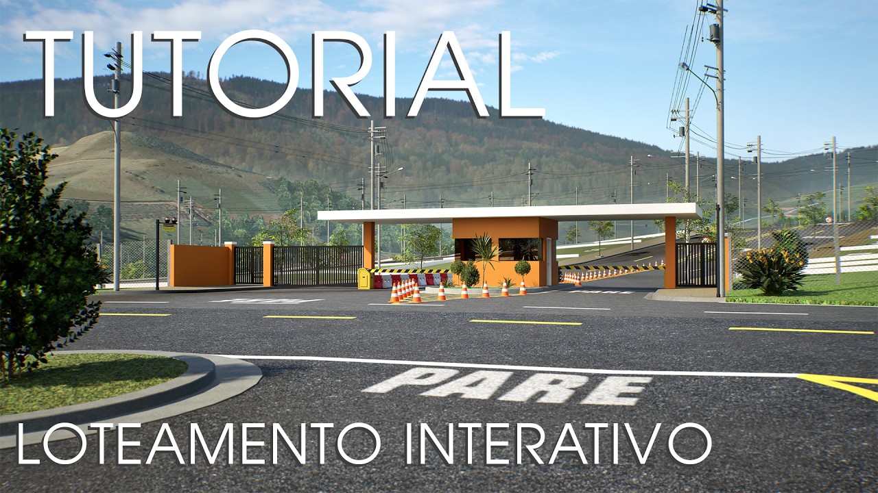 Tutorial para criar loteamento interativo, animações e imagens no Unreal Engine
