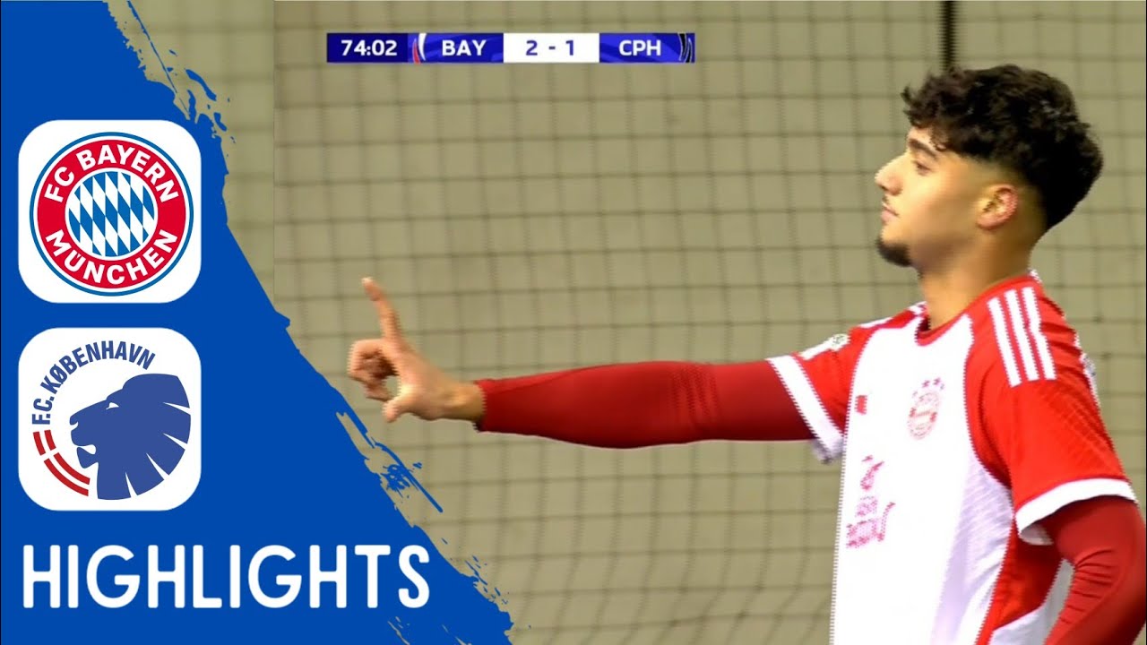 Bayern Munchen vs Copenhagen | Highlights | UEFA Youth League 29.11.2023