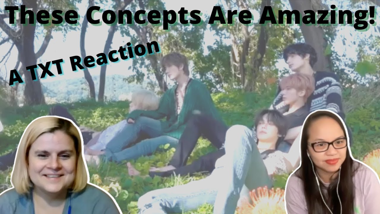 Two MOAs first time watching TXT The Name Chapter: TEMPTATION Jacket Shoot Sketch | A TXT Reaction
