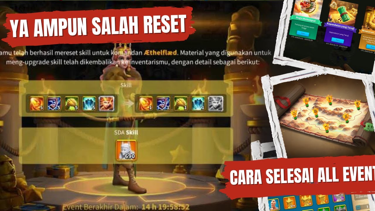 Main Event  Reset Komandan?! Rugi Besar 😭 Jangan Sampai Kalian Kayak Gini! Jangan Ditiru ⚠️