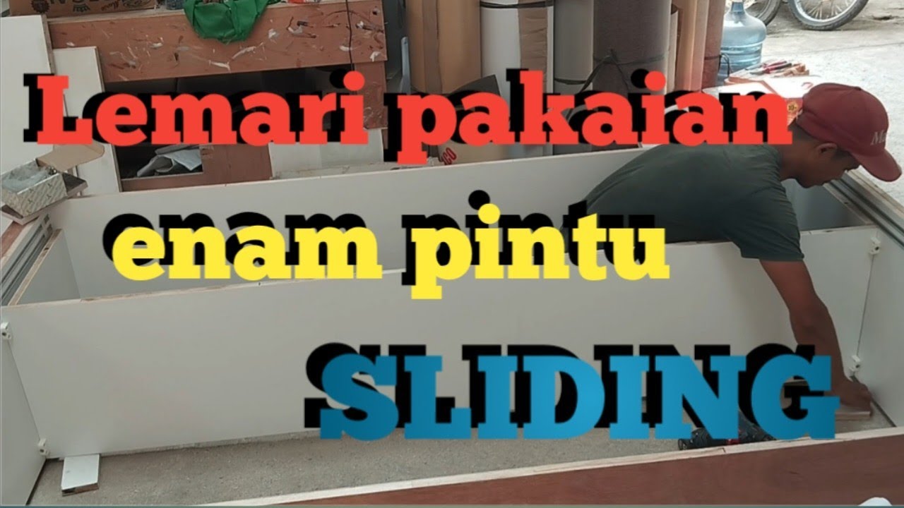 Membuat Lemari pakaian pintu sliding sendiri