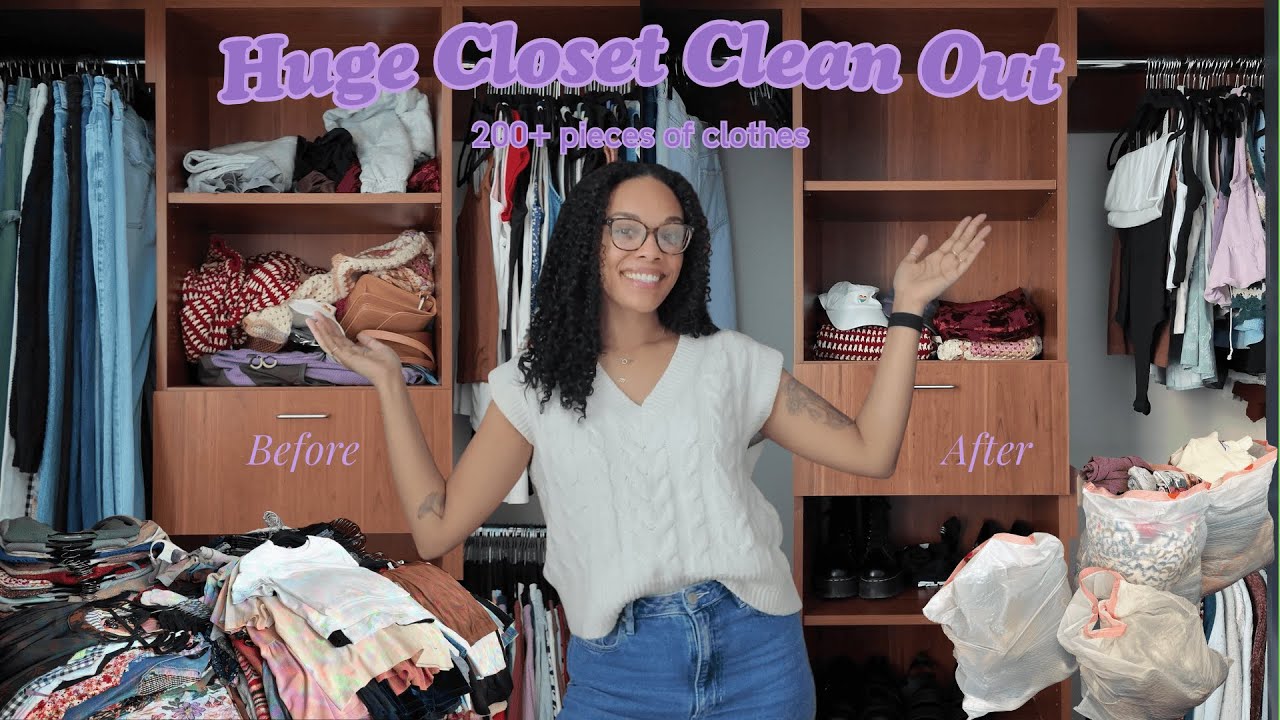 Closet Clean Out | Decluttering & organizing my wardrobe!