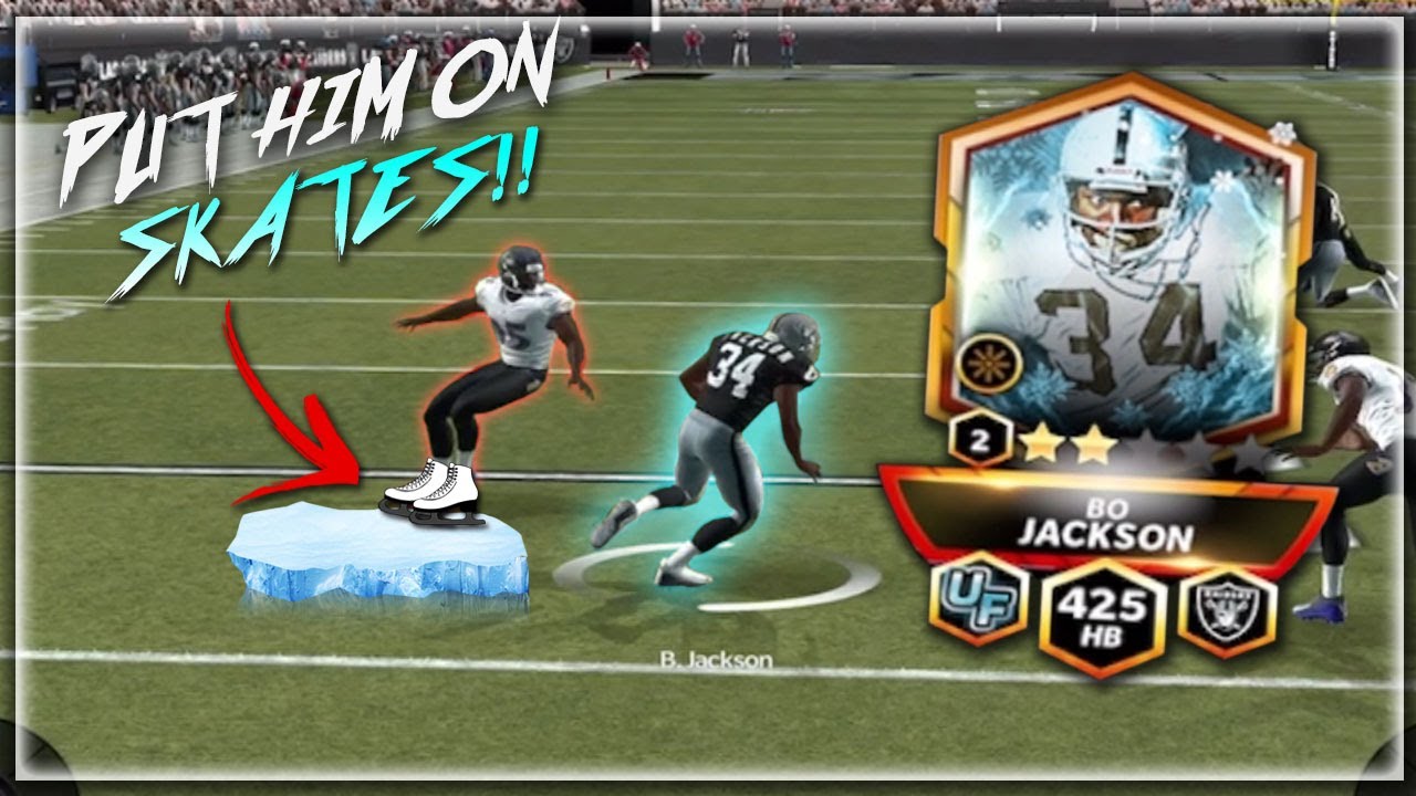 425 OVR Легендарный Бо Джексон выводит игроков на коньки!! Madden Mobile 22: культовый геймплей!!