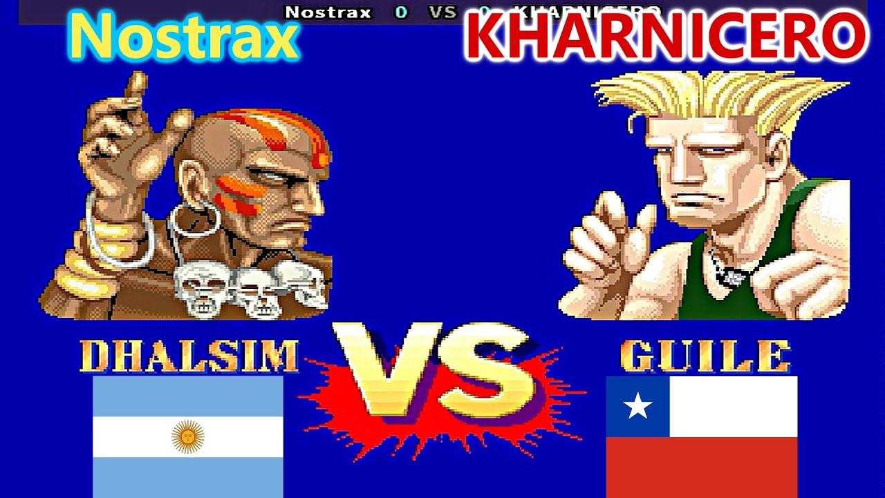 Street Fighter II': Champion Edition - Nostrax vs KHARNICERO