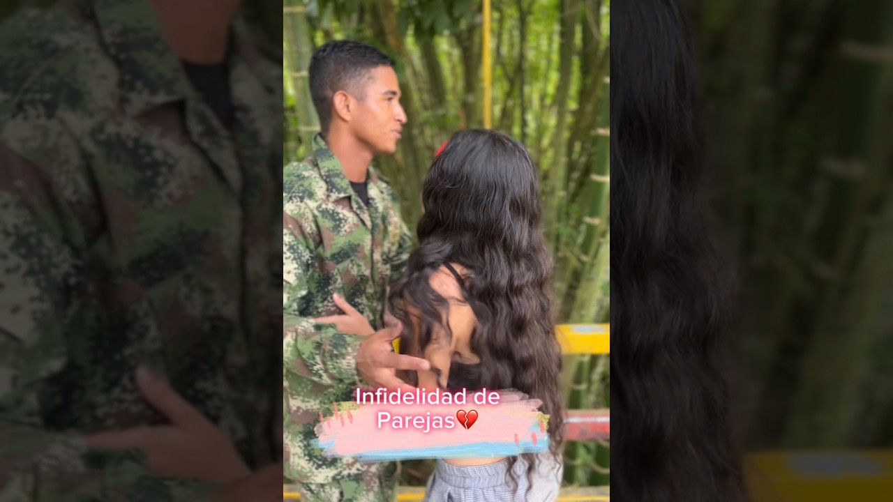 Parejas infieles cabo del ejército sufre de infidelidad 💔