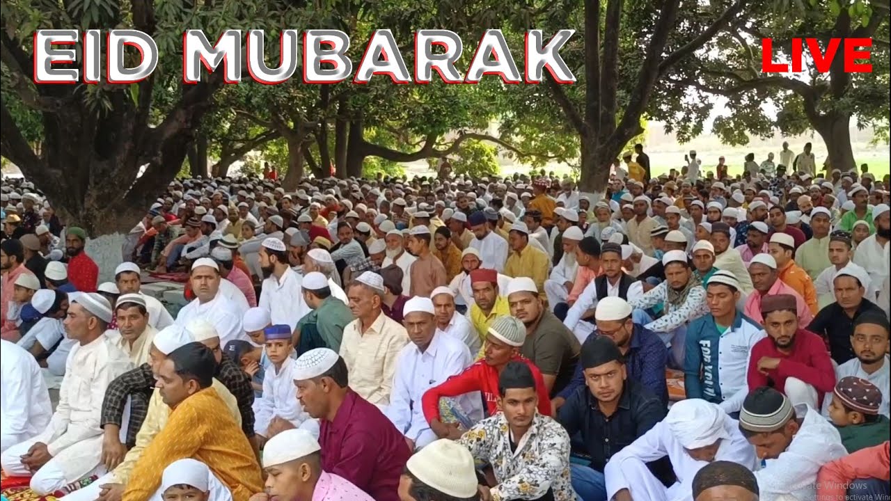 LIVE  Eid Mubarak 2022 | Eid ki Namaz Live at Thana Bhawan