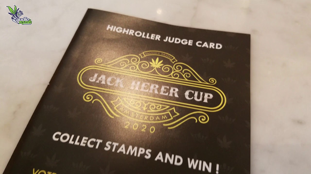 High Roller Judge Stamp Card at Coffeeshop Info Centre &bull; Jack Herer Cup Amsterdam 2020