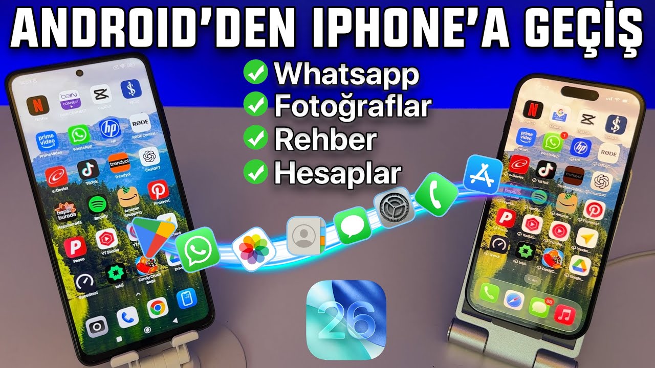 Android'den iPhone'a Geçiş Rehberi | WhatsApp, Rehber ve Fotoğraflar (EKSİKSİZ AKTARIM)