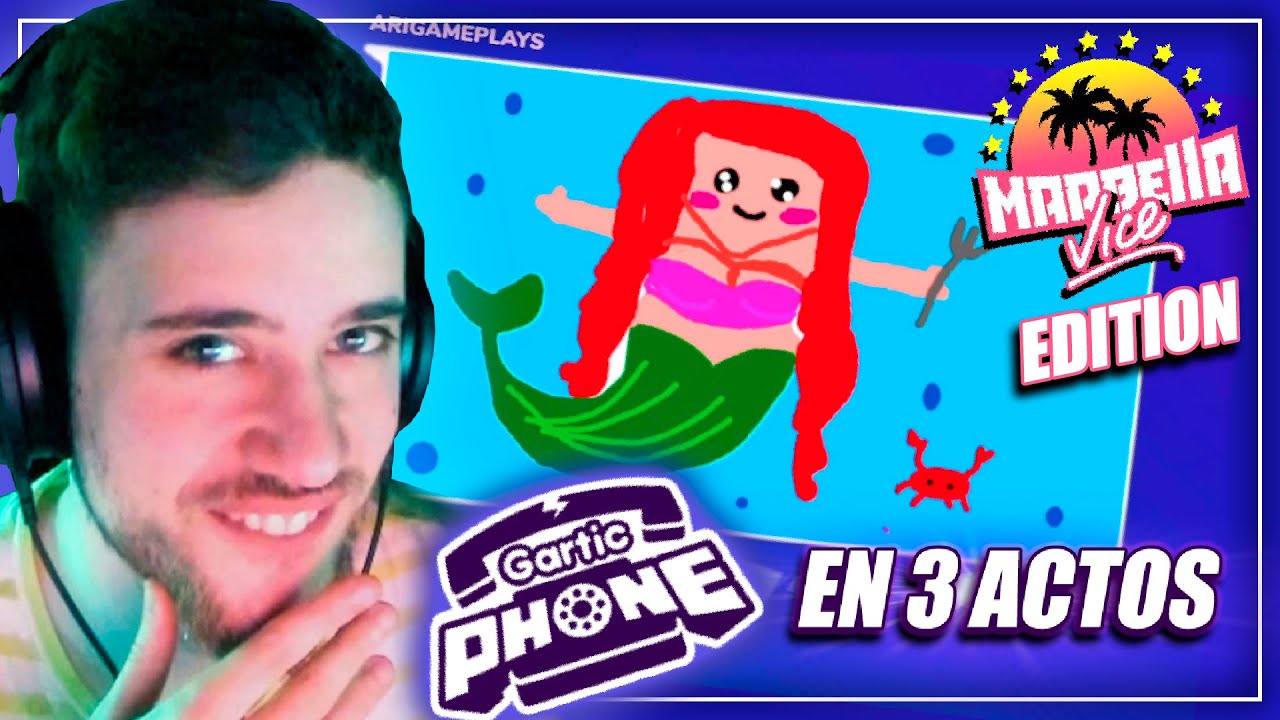 MUCHO MÁS QUE DIBUJOS 📞🎨 GARTIC PHONE EN 3 ACTOS | Modo Imitación