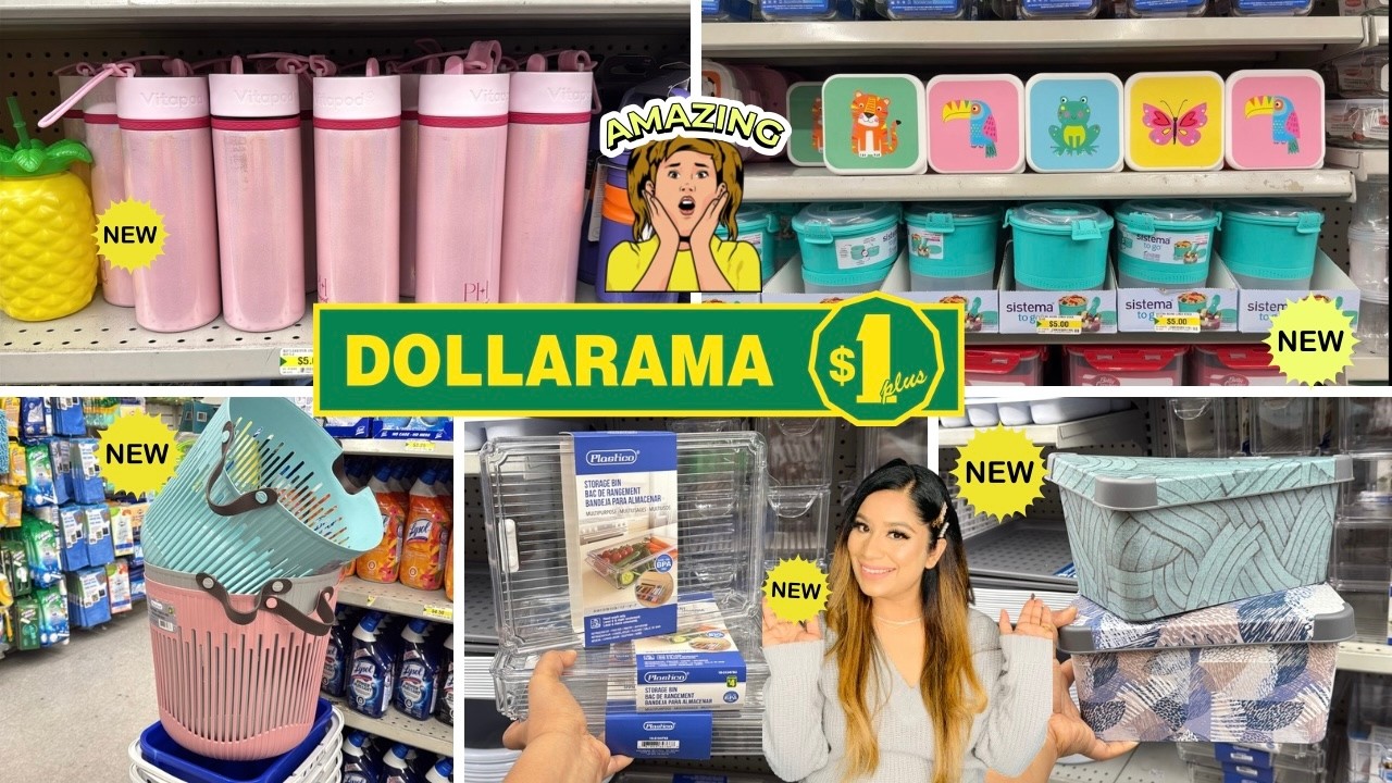 DOLLARAMA CANADA DOLLAR STORE NEW FINDS SHOPPING|