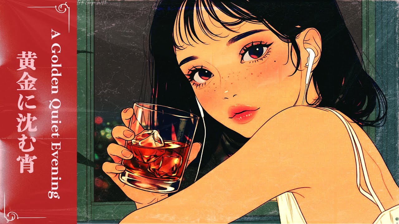 【3 Hours】Lo-Fi Instrumental Chillhop for Study / Focus / Relax | A Golden Quiet Evening 黄金に沈む宵