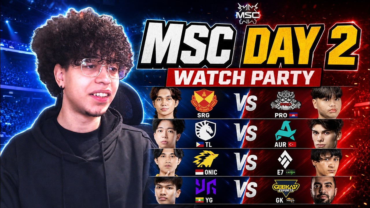 SRG Vs PRO MSC AT EWC 2026 Day 2 Watchparty Ft @MrHoidMoba