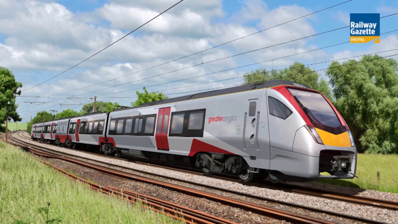 Great Anglia's Stadler Flirt trainsets