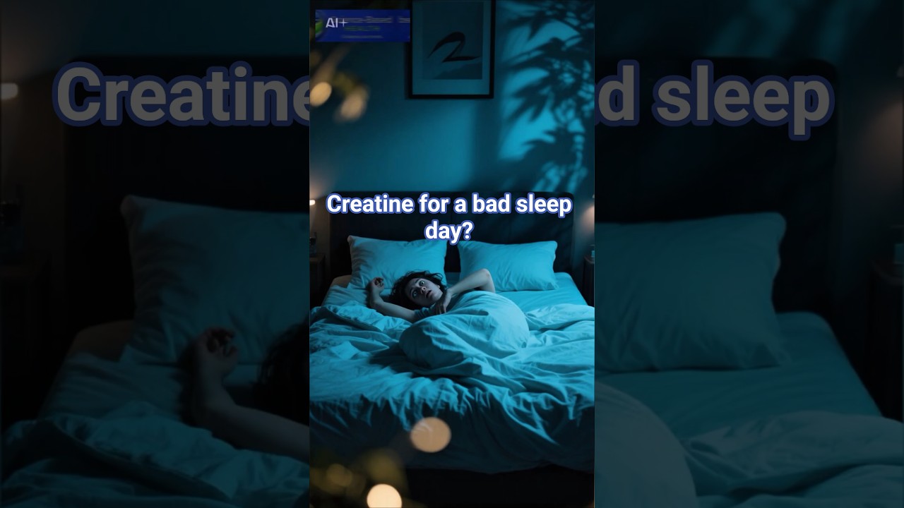 Creatine on a bad sleep day? What the research actually tested