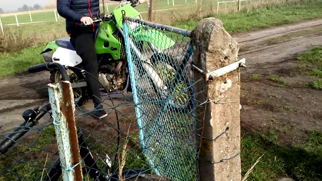 Jesienne odpalenie Kawasaki klx 650
