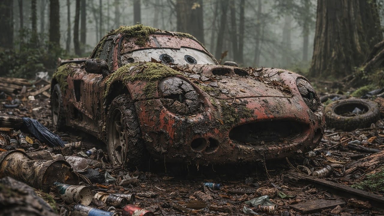 “Nature Took Over 🌿 A Supercar Abandoned for Decades”  #restoration #video