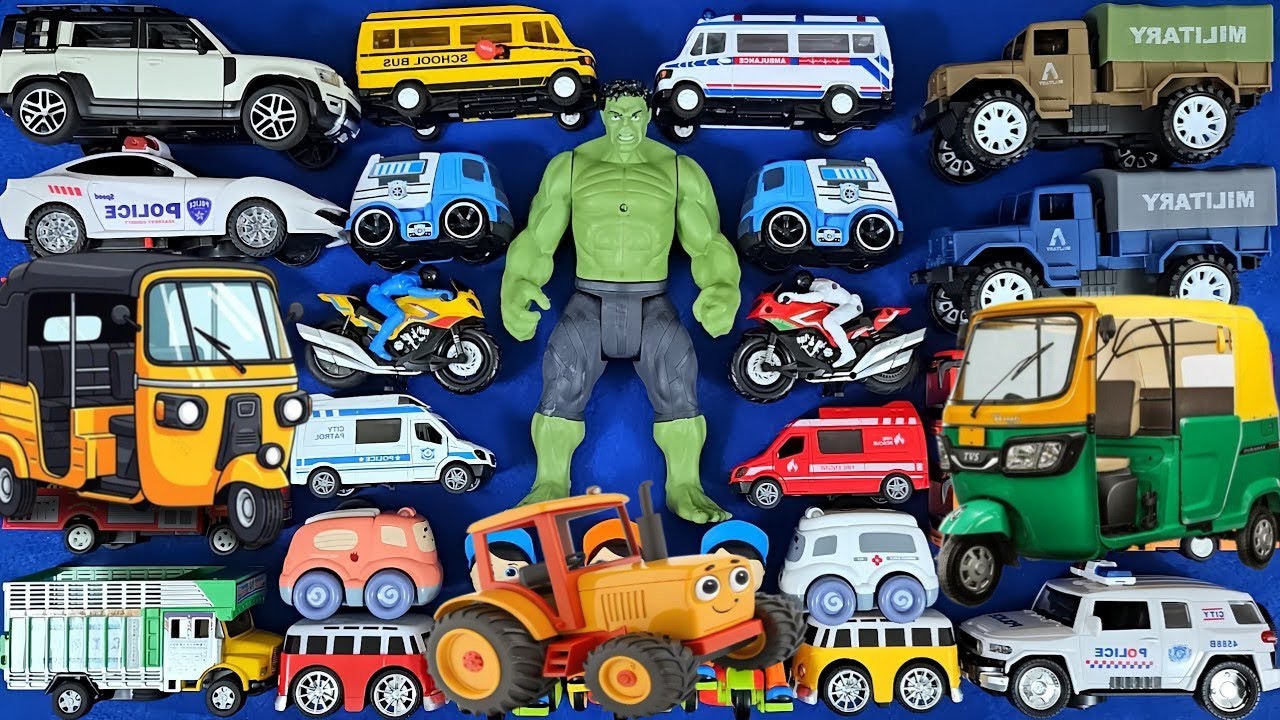 8:47 minutes of satisfying unboxing,  cool construction vehicles toys set video ASMR | Toy Review