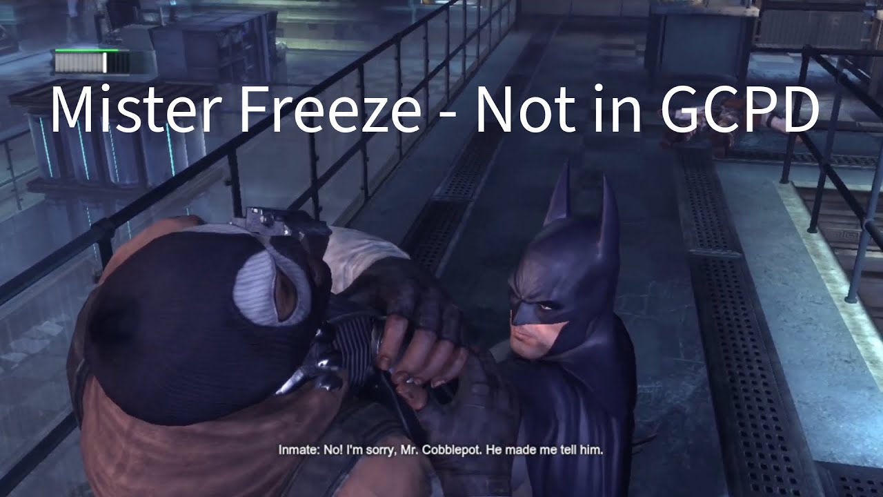 Batman: Arkham City Part 9 Gameplay - Full HD PS3 Disable- Find Mister Freeze Located in GPCD