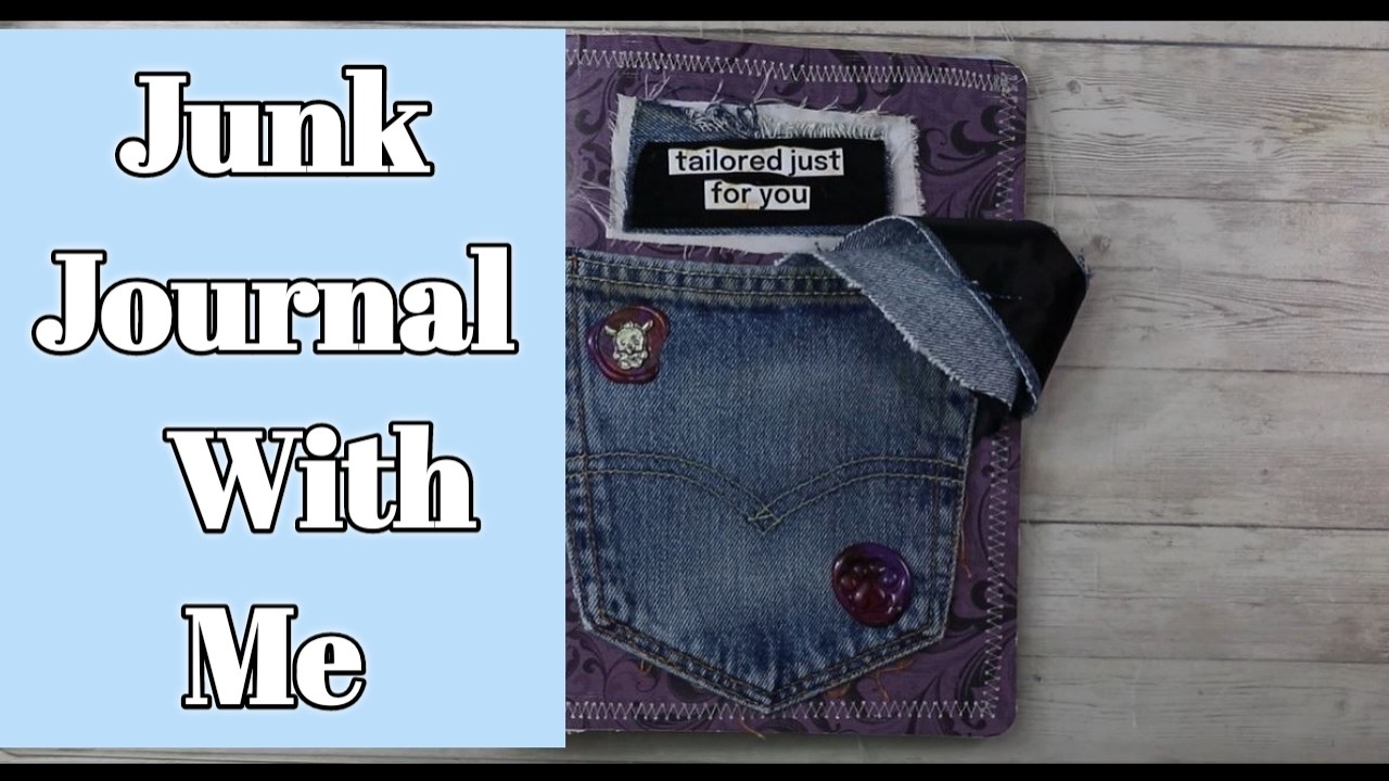 Junk Journal With Me In My Levi Pockets Journal Ep 13 #fun #diy #creative #therapy #journal #calm
