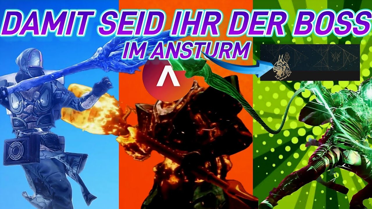 [DESTINY 2] Mit DIESEN BUILDS SCHAFFT IHR den LEGENDÄREN ANSTURM // STRANG JÄGER / STASIS WARLOCK //