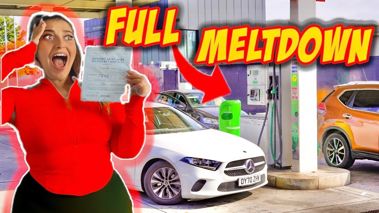 Full Meltdown First Time Driving After Passing Driving Test