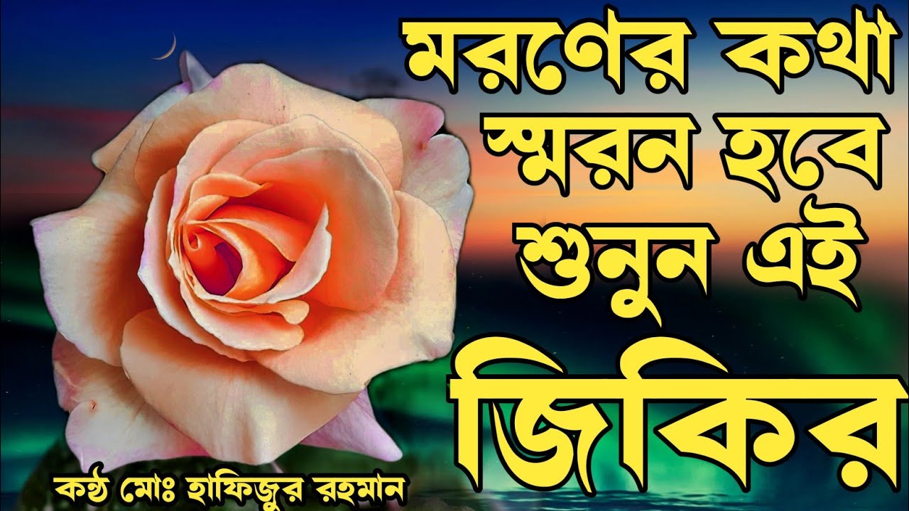 মরণের খুবই কষ্টের একটি জিকির লিরিক্স শুনুন আসাকরি ভালো লাগবে ইনশাআল্লাহ কন্ঠ মোঃ হাফিজুর রহমান ২০২৪