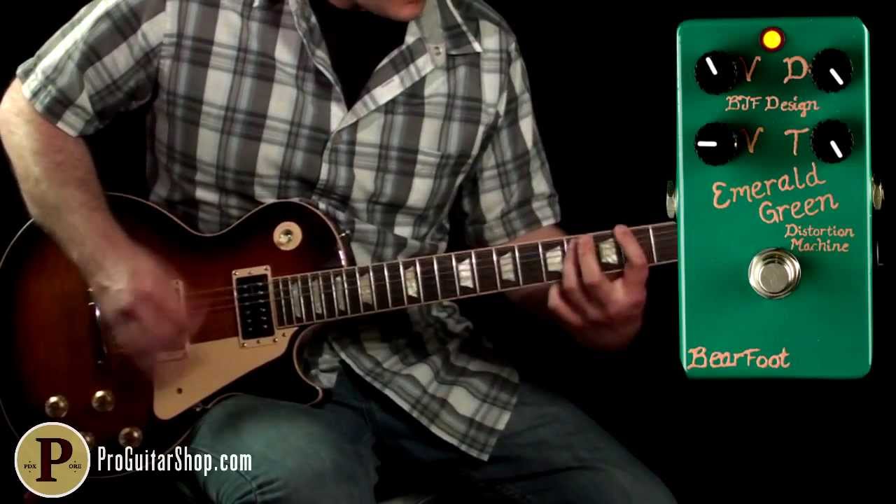 Bearfoot FX Emerald Green Distortion Machine