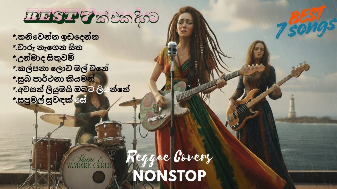BEST 7 Reggae Covers NONSTOP | Shani & Vampire Girls - Sinhala Classics Reimagined (හොඳම රෙගේ ගීත)