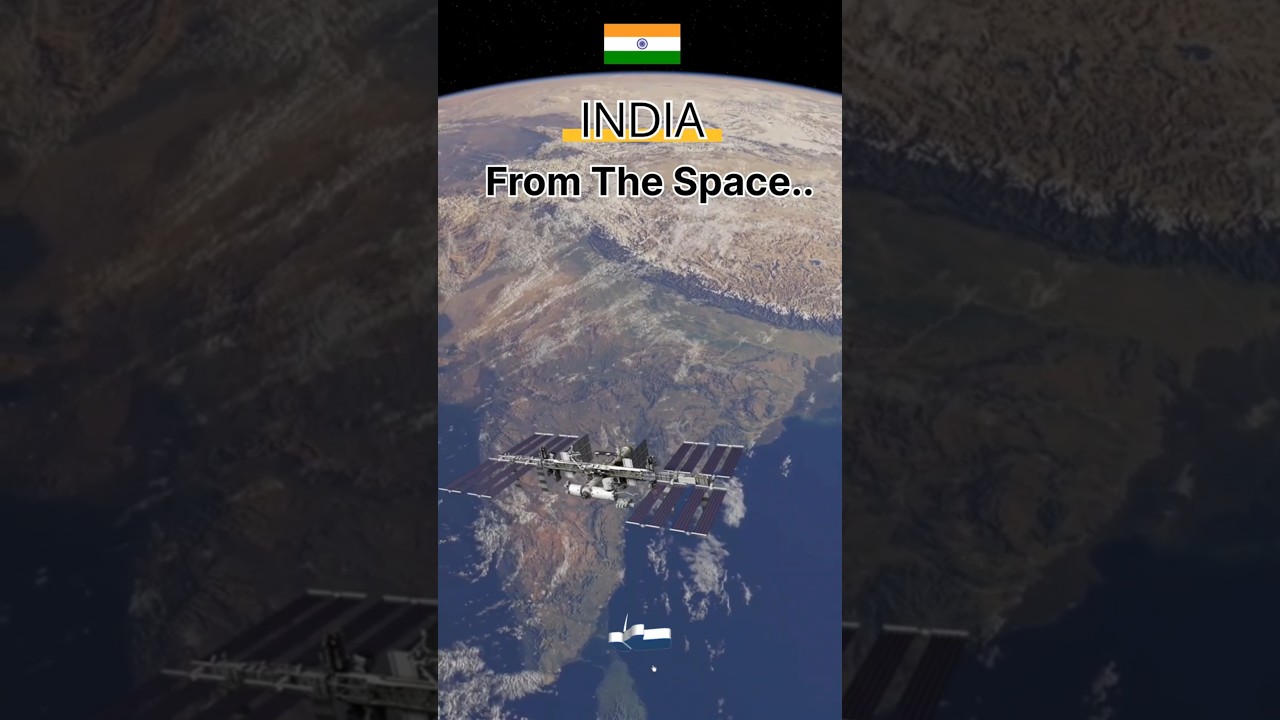 India from space | space | India | Live | NASA satellite image 2025 #shortsfeed