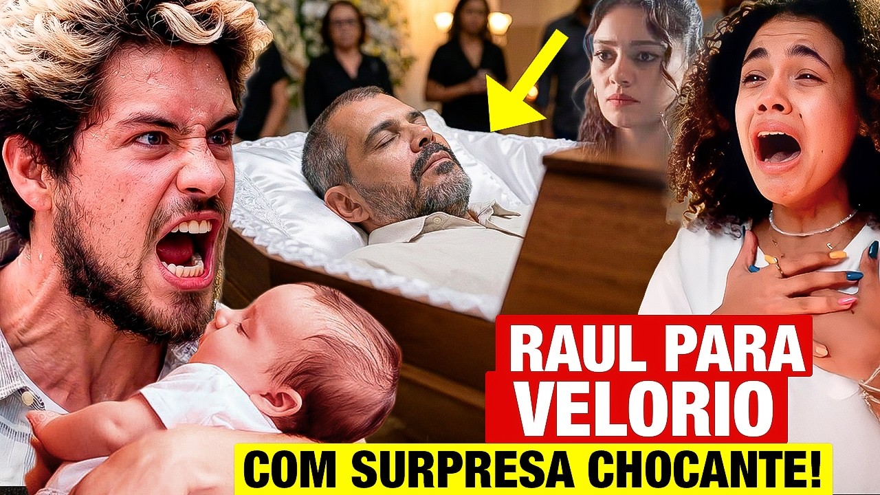 TRÊS GRAÇAS: Raul PARA VELÓRIO DO JORGINHO com 1 SURPRESA CHOCANTE que faz TUDO MUDAR!