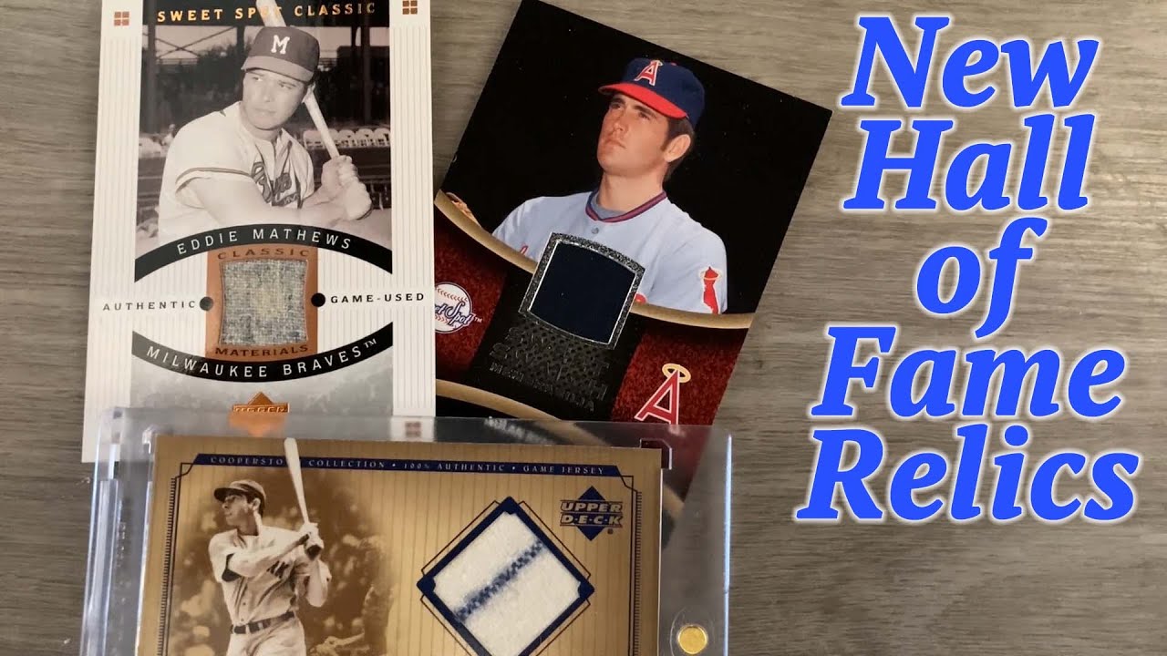 Baseball Hall of Fame Relic Cards