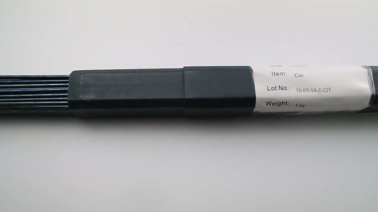 Stellite 6 cobalt base alloy bare rod for hardfacing