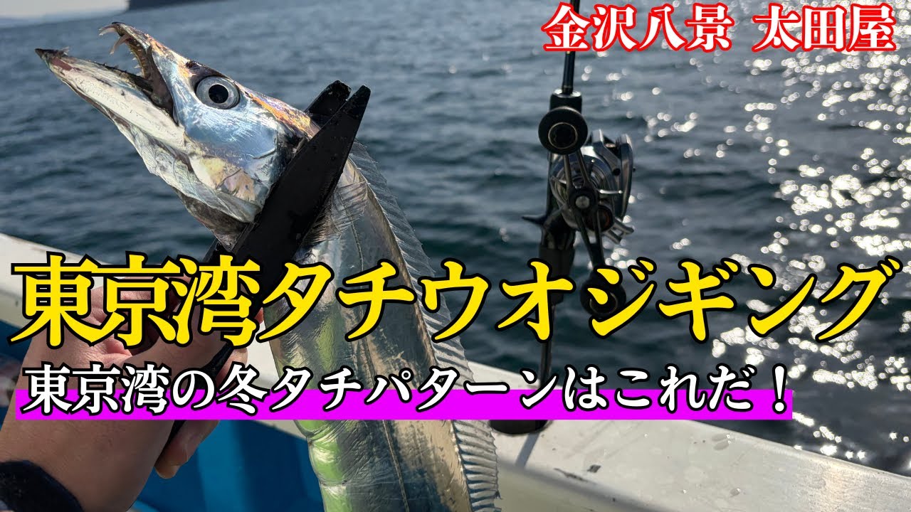 【タチウオジギング】冬タチパターンは難しい！〜絶品タチウオを釣ろう〜