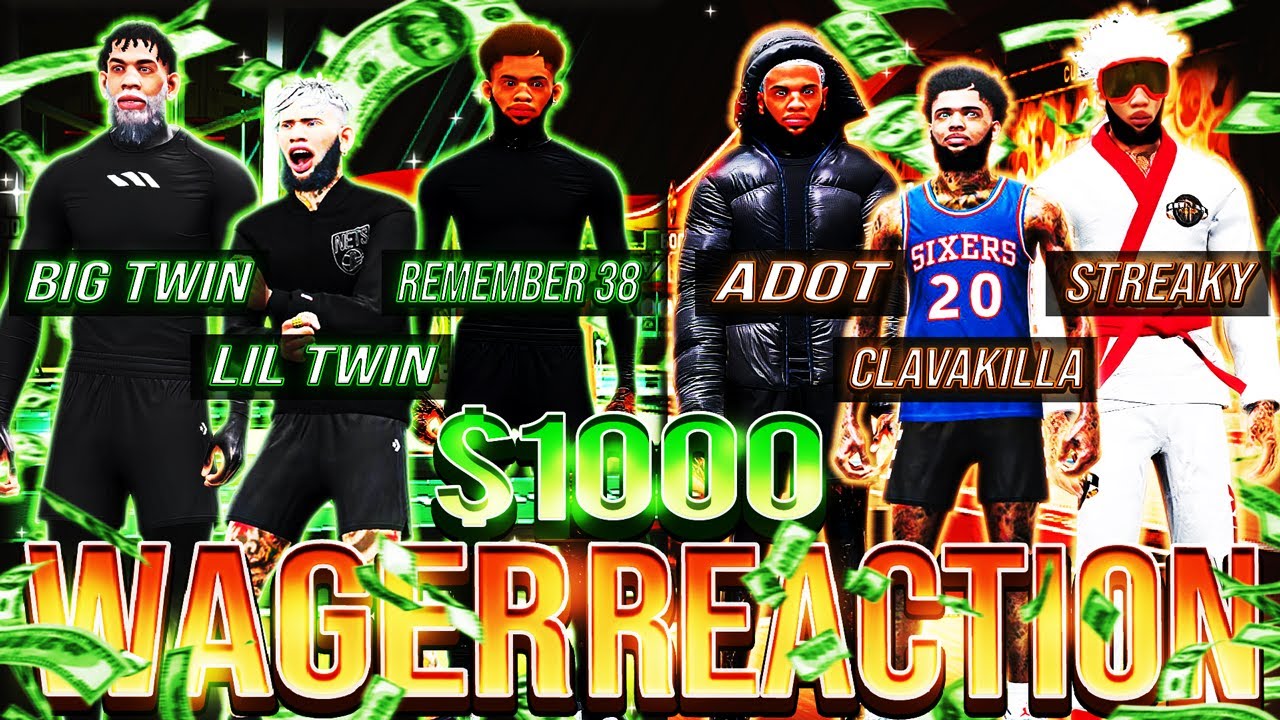 Streaky Wagered 2KTwins For $1000 In A *MUST SEE* NBA2K24 3v3 COMP STAGE WAGER And This Happened!