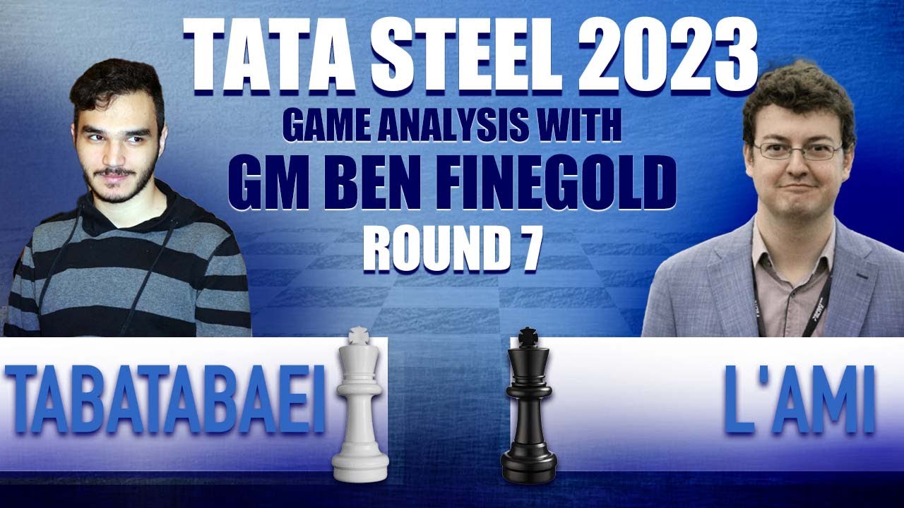 Tata Steel Round 7: M. Amin Tabatabaei vs Erwin L'Ami