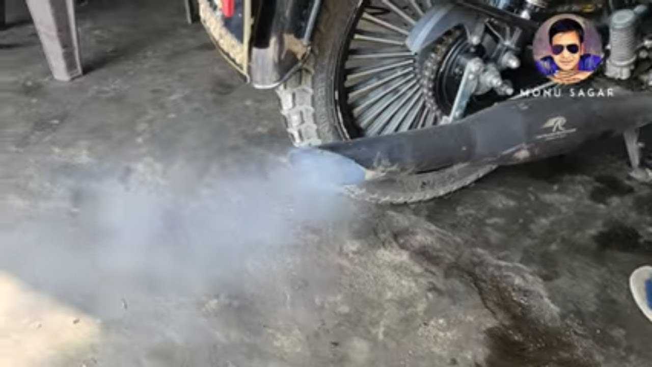 How to solve bullet white smoke problem . How do you fix white smoke from a motorcycle exhaust?