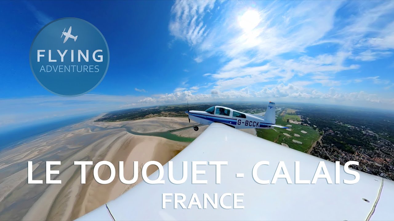 [4K, ATC] Flight to Calais-Dunkerque Airport from Le Touquet (France)