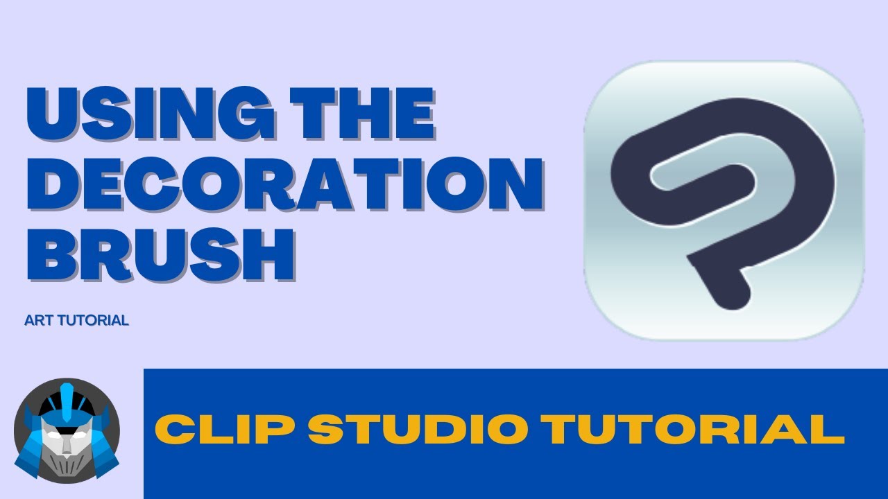 Clip studio Beginner Tutorial: How to use the decoration brush
