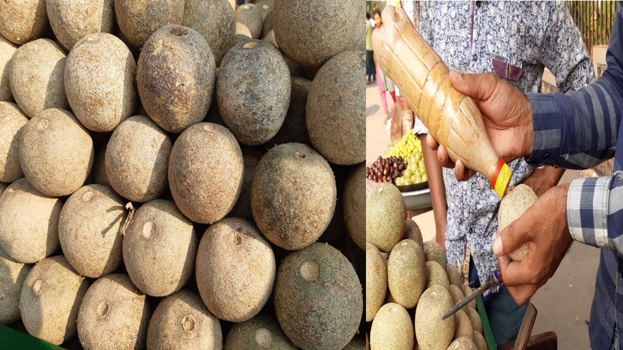 Yammy Mouthwatering Wood Apple|Wow Traditional Tasty Masala Bel Wood Apple|Farm Fresh Kodbel - 50 Tk