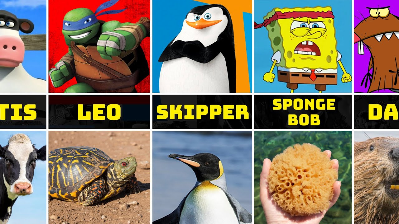 Все персонажи Nickelodeon в реальной жизни