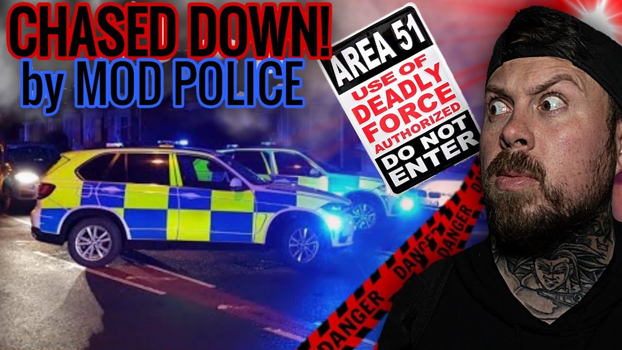 UK AREA 51 CHASED DOWN BY MOD POLICE FOR NO REASON